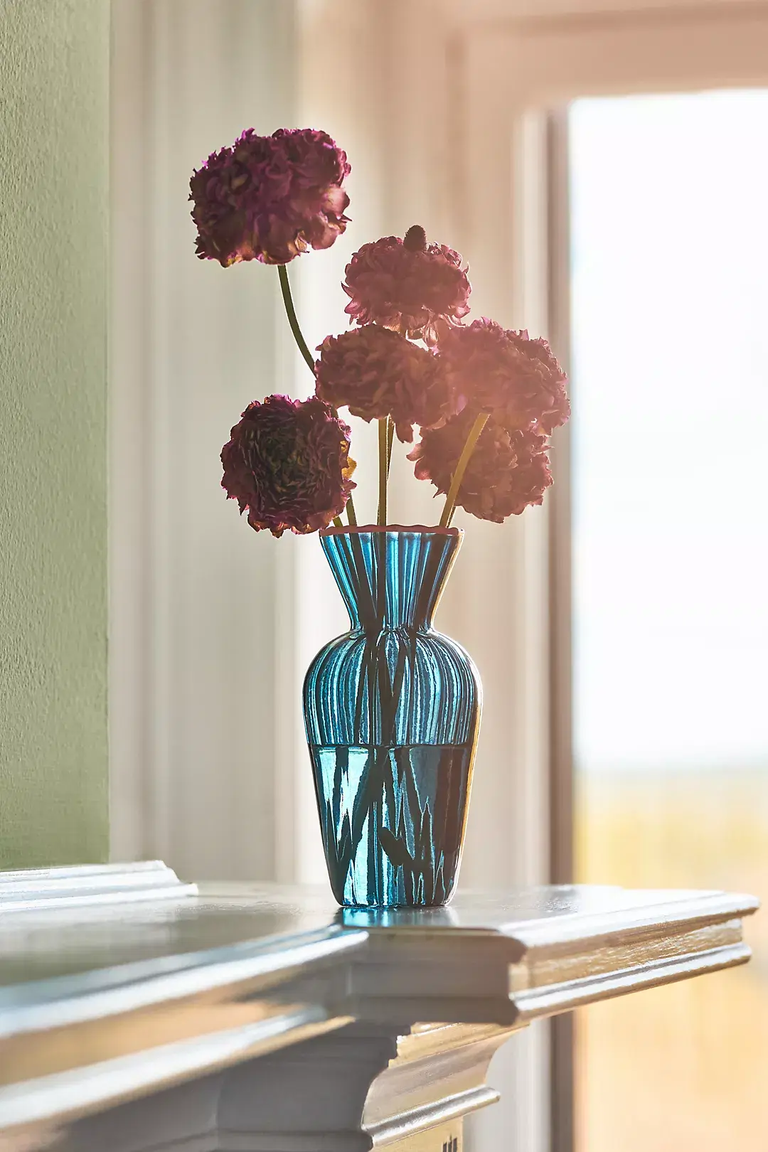 Anthropologie Jocelyn Scalloped Glass Bud Vase, €18