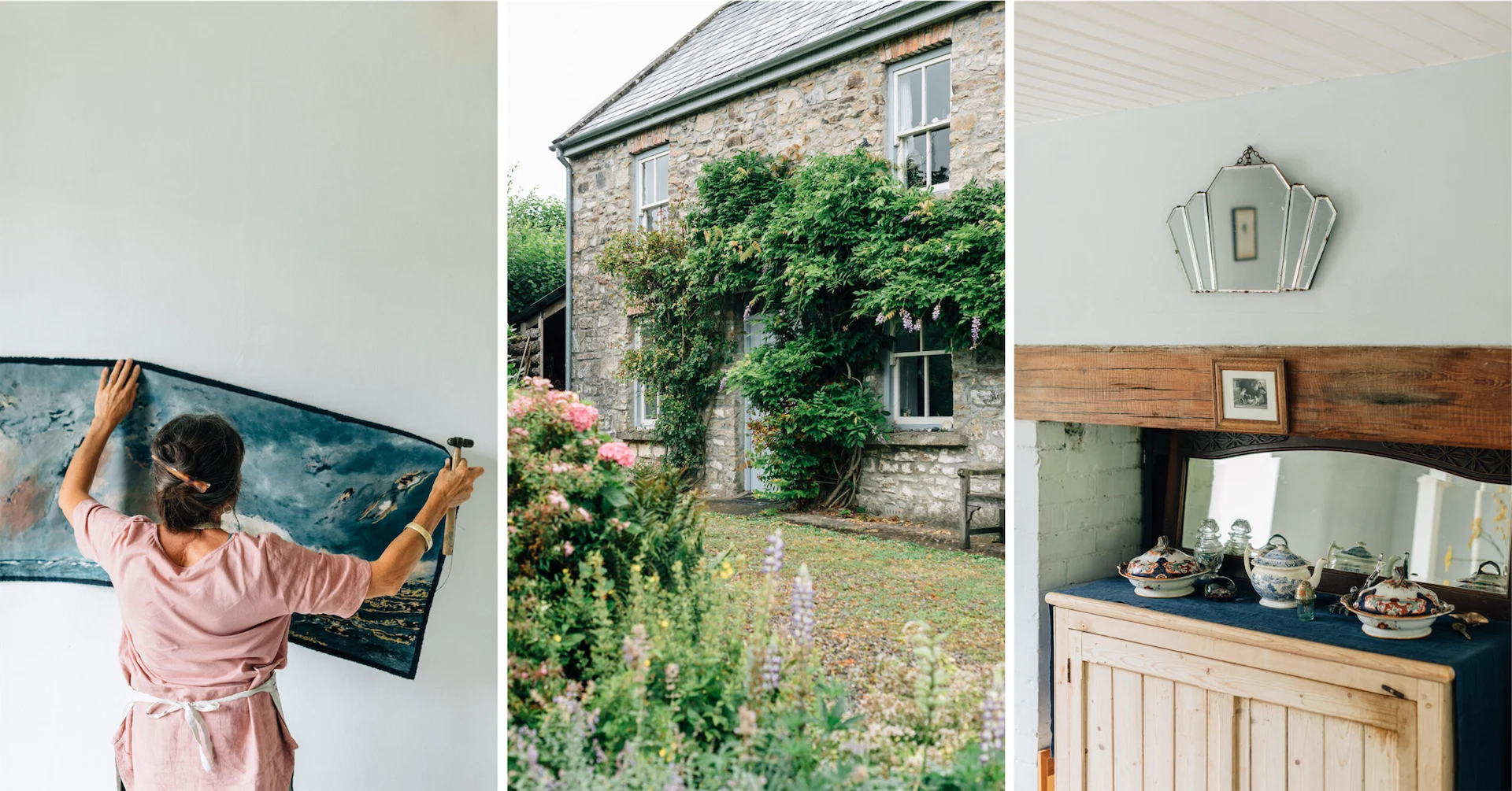 Step inside textile artist Nicola Henley’s dreamy Co. Clare farmhouse