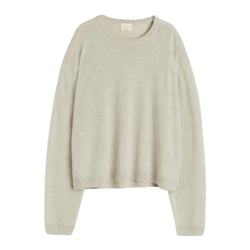 Fine-Knit Cashmere Jumper in Light Beige Marl, €129