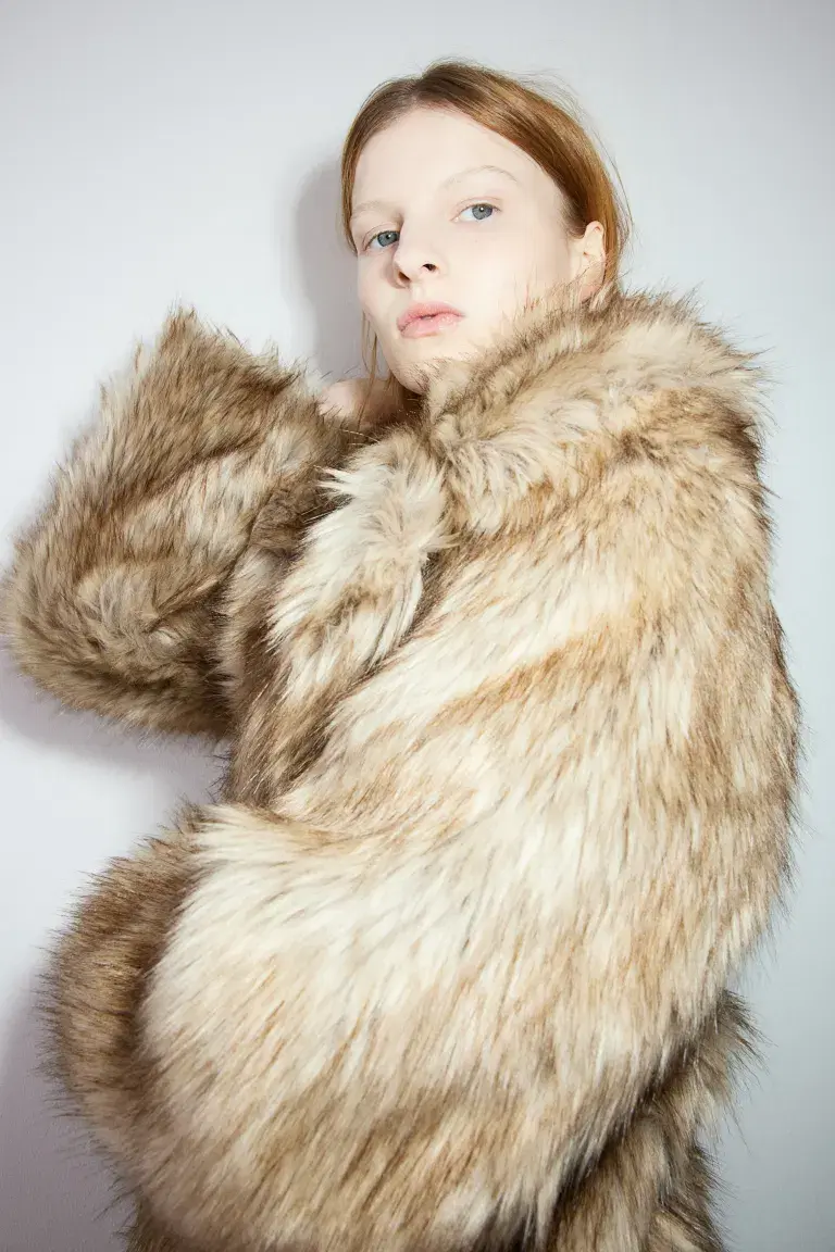 H&M Fluffy Coat, €75