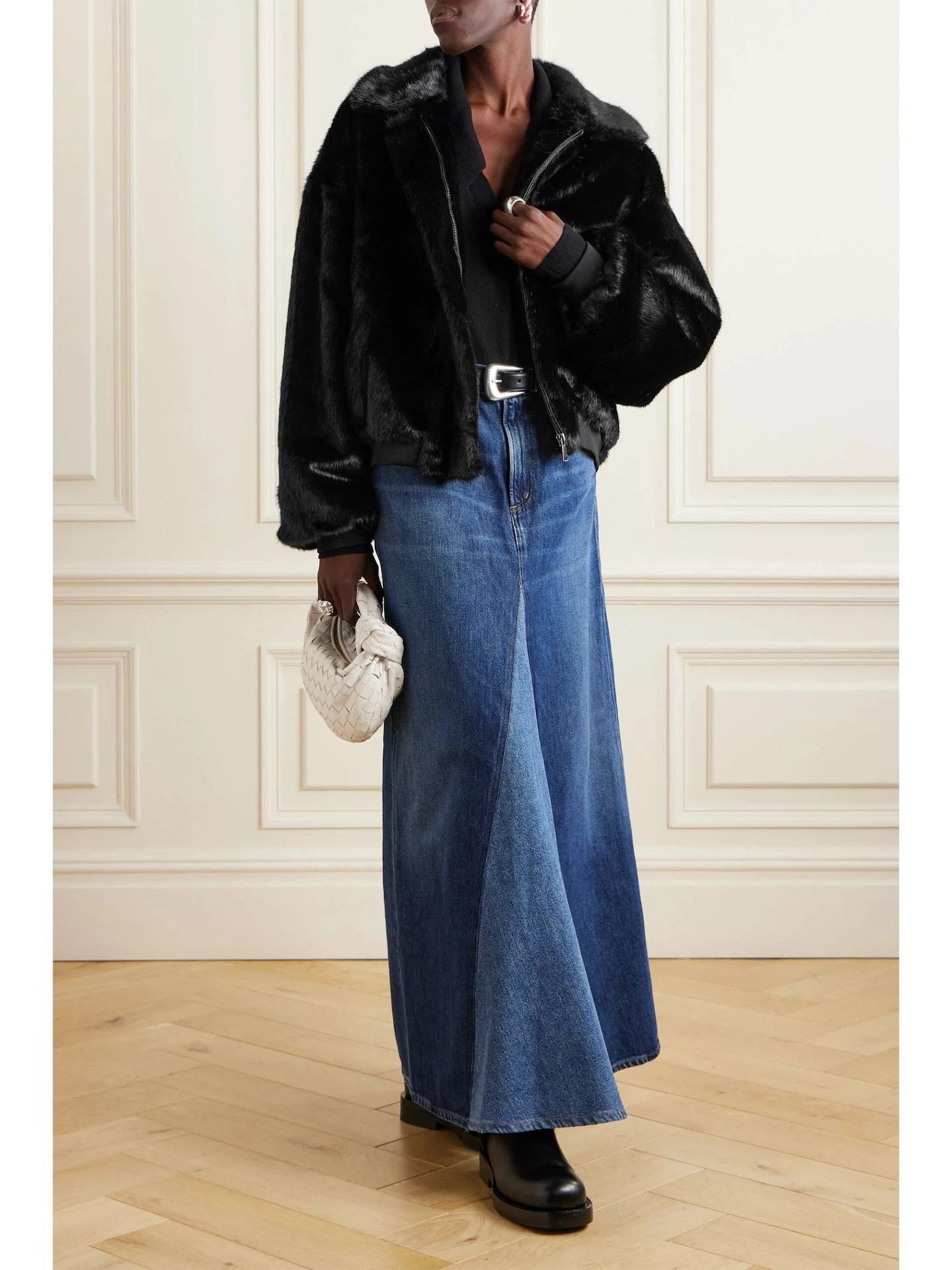 The Frankie Shop Faux Fur Coat, €240