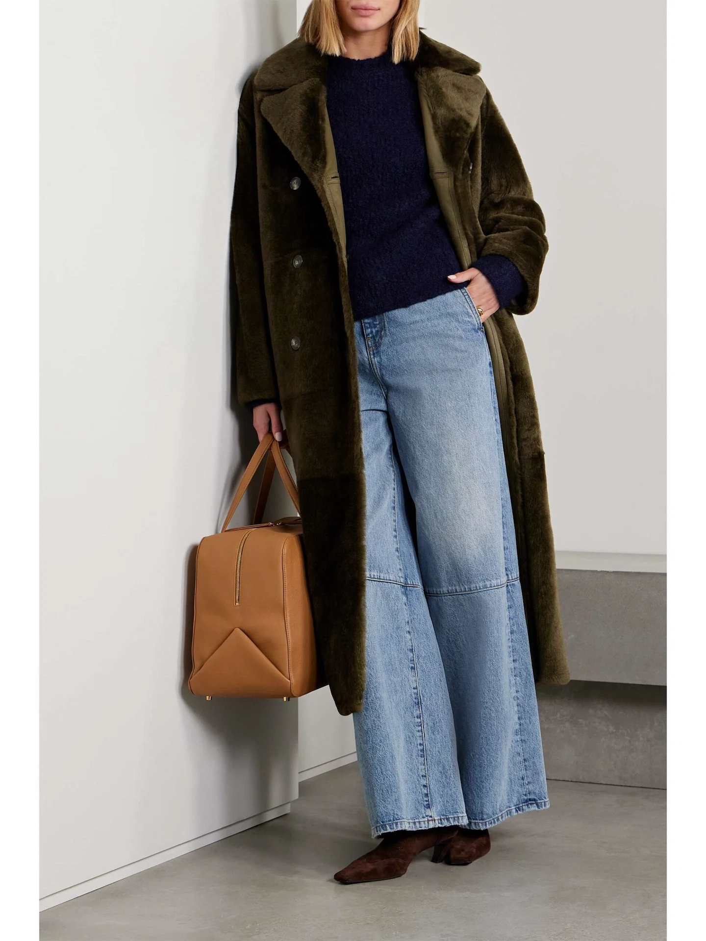 Yves Salomon Double Breasted Coat, €4,190