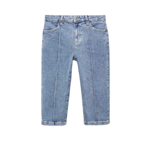 Capri Jeans with Decorative Stitching , €29.99, Mango