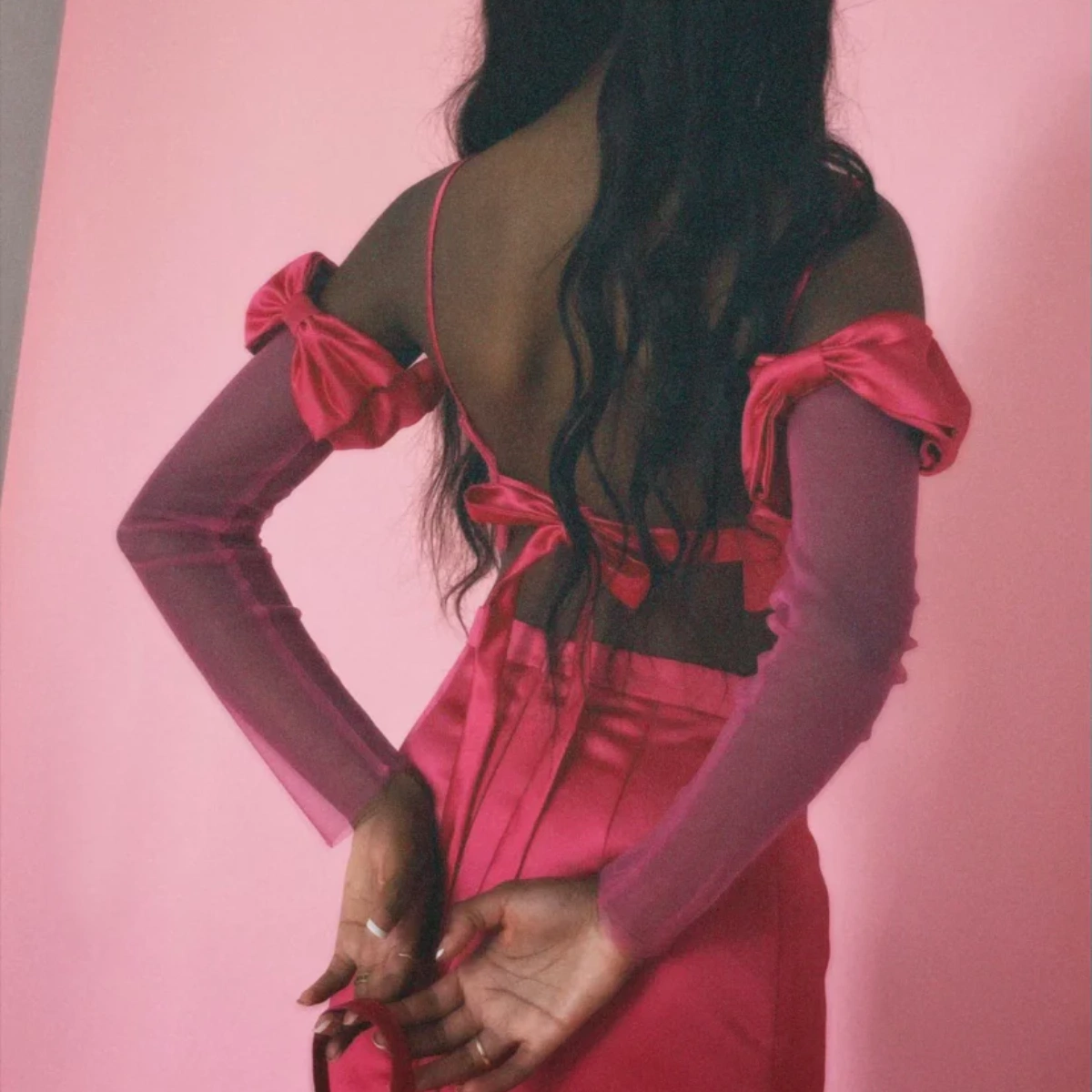 Beau Hot Pink Sleeves, €95, Aisling Kavanagh Design