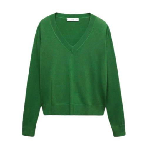 V-Neck Knit Sweater, €22.99, Mango
