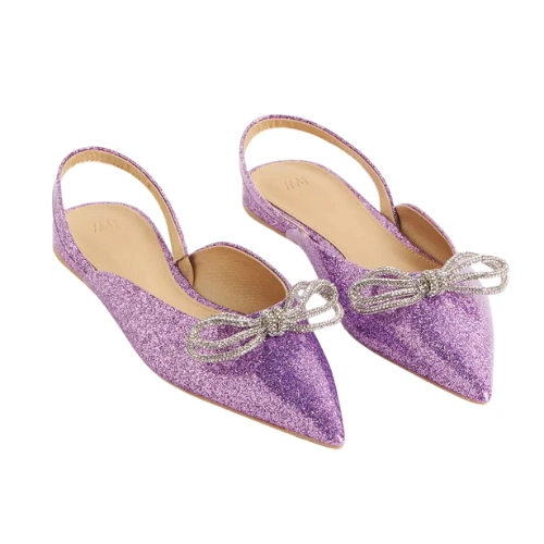 Bow-Detail Slingbacks, €32.99, H&M