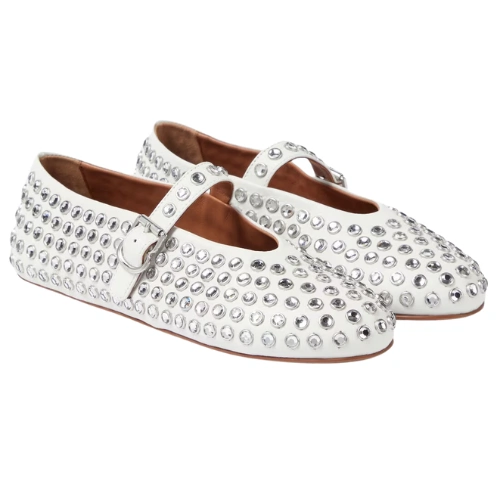 Alaïa Crystal-Embellished Ballet Flats, €950