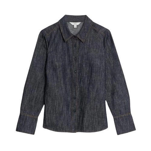 M&S Denim Linen Blend Collared Shirt, €47.50