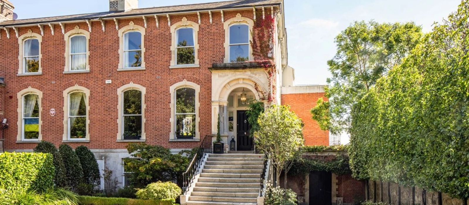 This ivy-adorned red brick on Ailesbury Road is on the market for €12 million