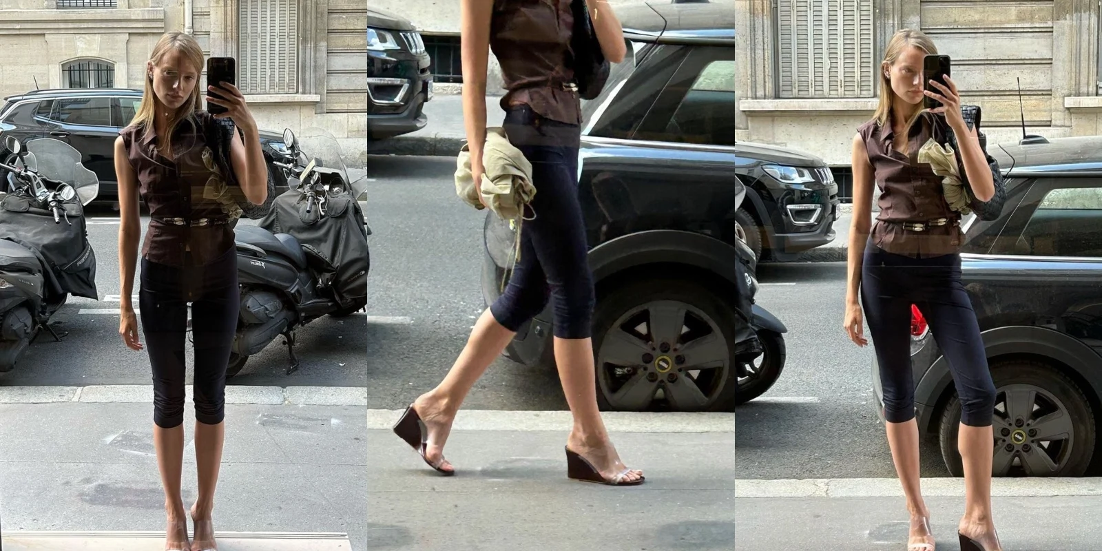 Deep breaths… capri pants are apparently back in fashion again