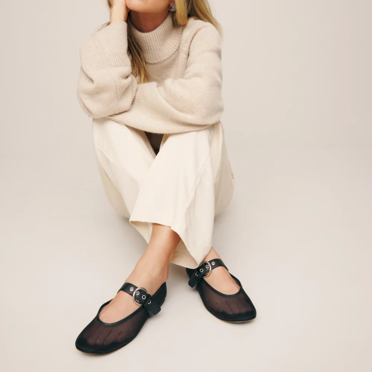 Bethany Ballet Flat, €328, Reformation