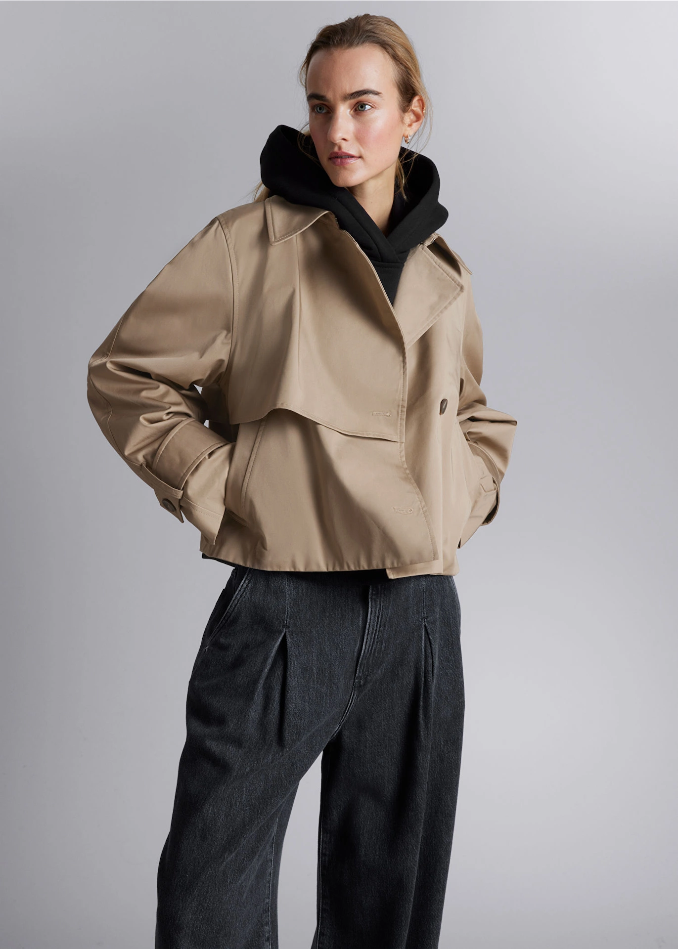 & Other Stories Short Trench Coat Jacket, €149