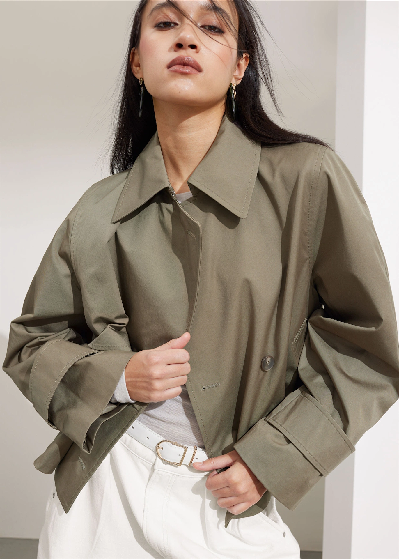 & Other Stories Short Trench Coat Jacket, €149