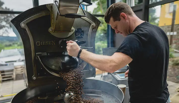 Alan Andrews from The Old Barracks Coffee Roasters