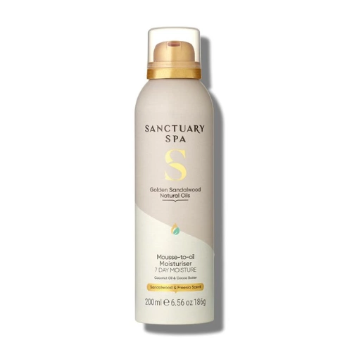 Sanctuary Spa Golden Sandalwood Natural Oils Mousse-to-Oil Moisturiser