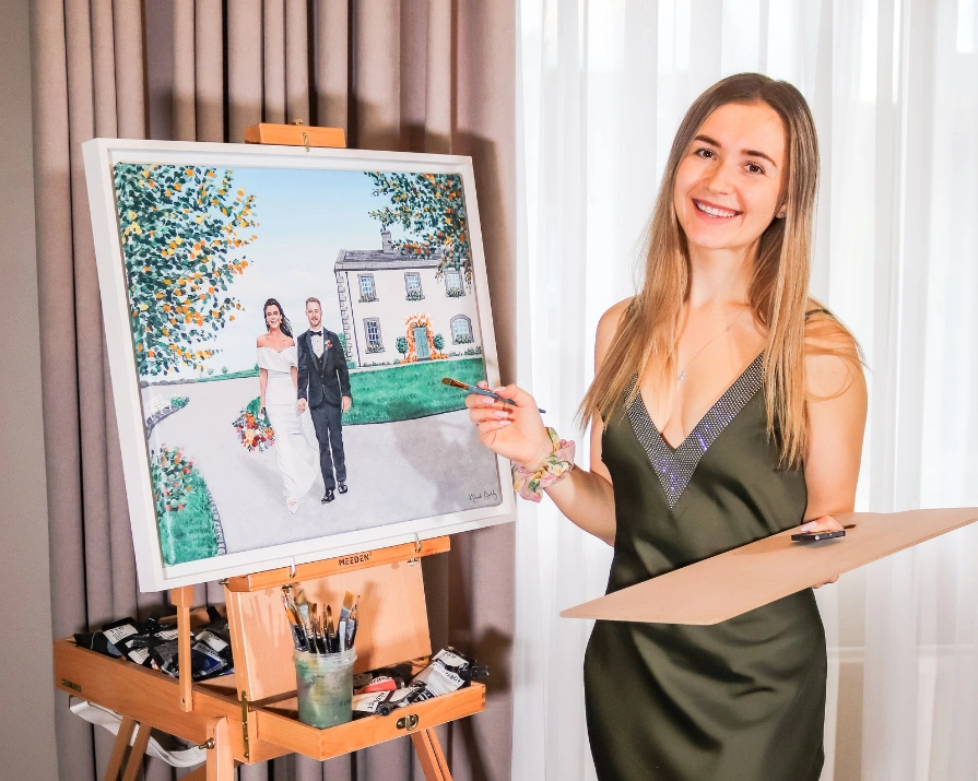 Wedding supplier spotlight: Live wedding painter Marcela Buckley
