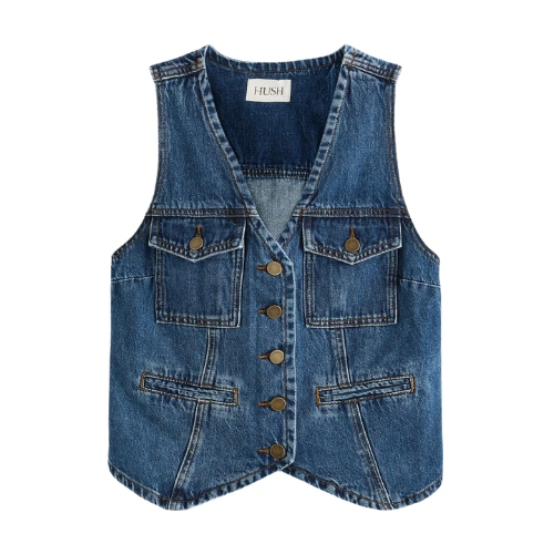 Hush Sarina Denim Waistcoat, €101, Next