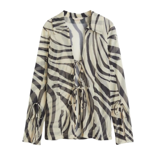 Collared Tie-Front Blouse, €8, H&M