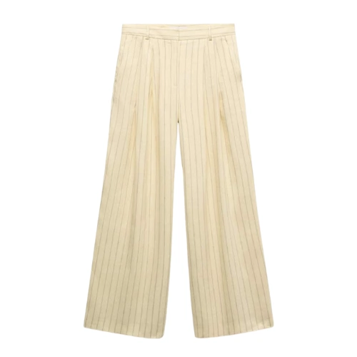 Striped Linen-Blend Trousers, €79.99, Mango