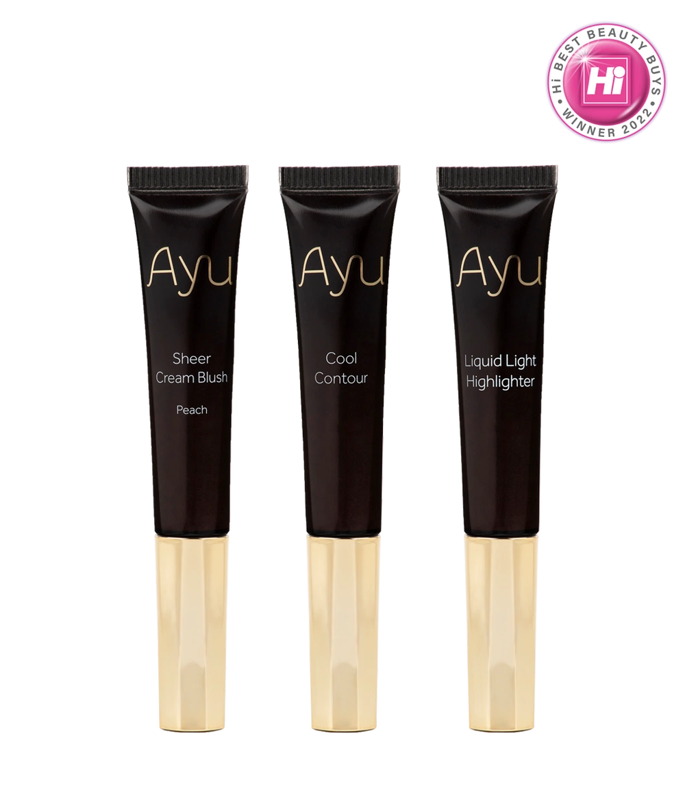AYU Cosmetics Glow Easy Trio - Peach, €40