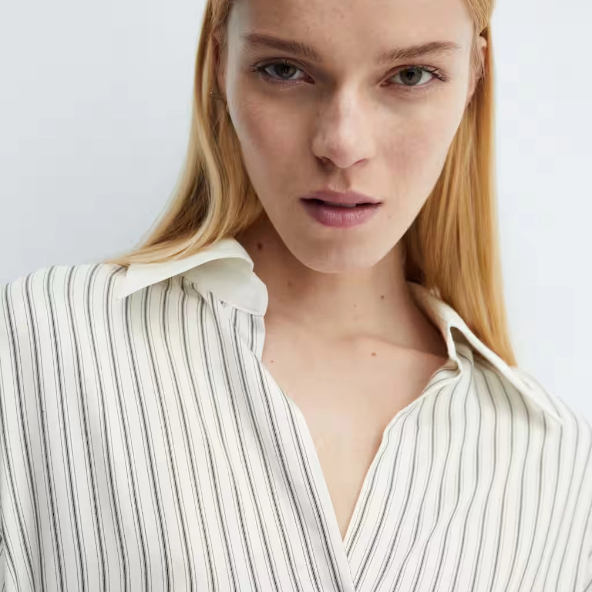 Mango Striped Bow Blouse, €39.99