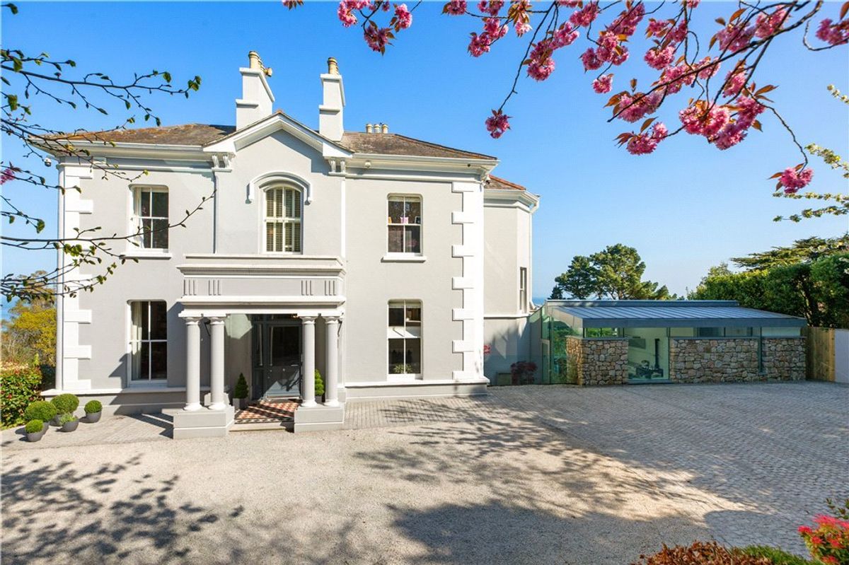 With a swimming pool, wine cellar, gym and sea views, this Killiney home is on sale for €5.95 million