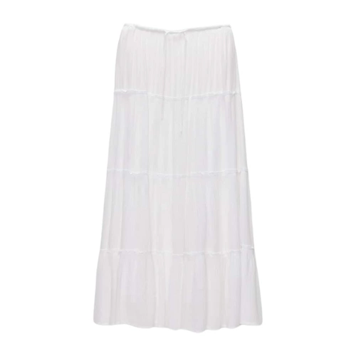 Rustic Tiered Midi Skirt, €25.99, Pull & Bear