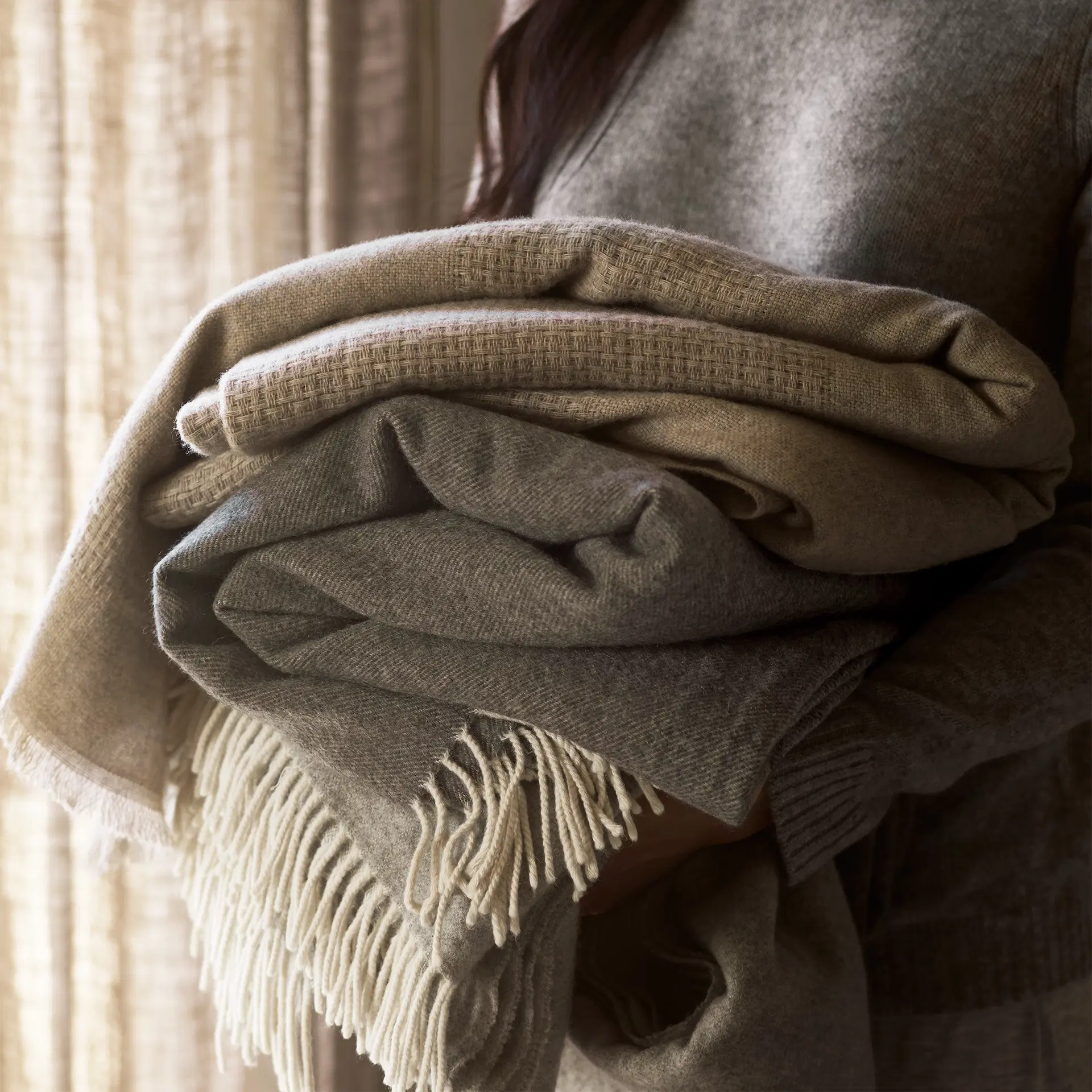 Luxury Wool Cashmere Throw, €241