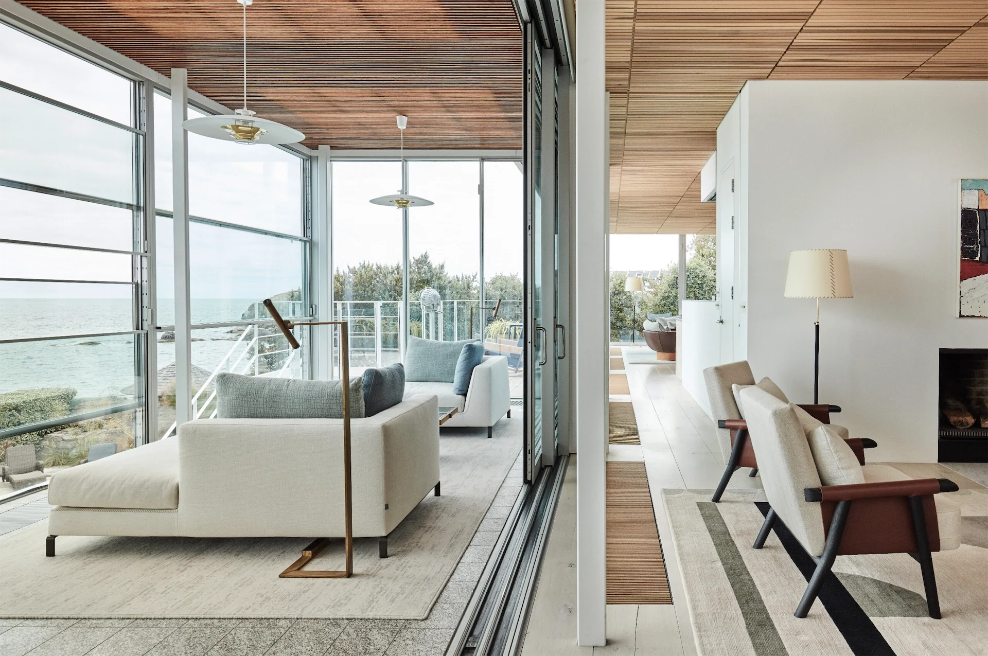 Mid-century cool meets contemporary Irish design in this Dublin seaside home