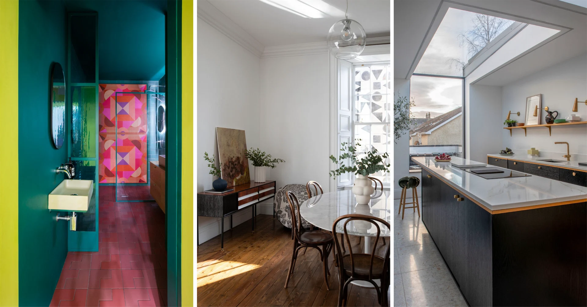 This Portobello home has been injected with light, flow, and zingy colour