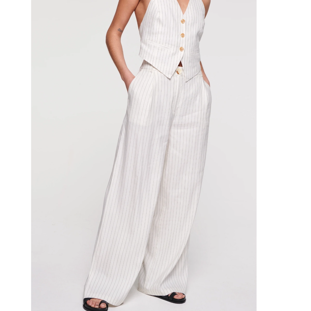 Aligne Pinstripe Trousers, €94