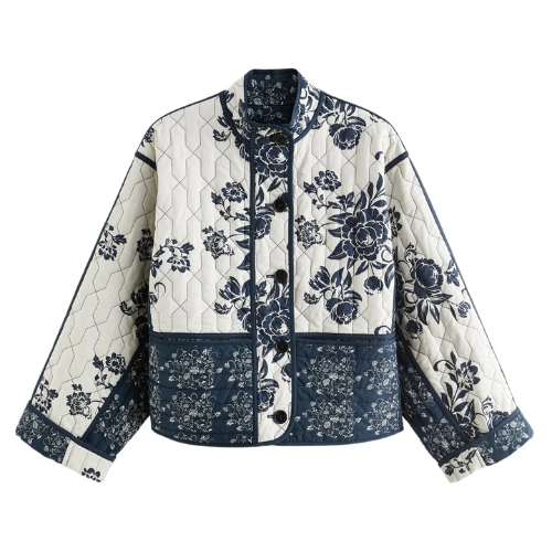 Quilted Floral Jacket, €87.50, Next