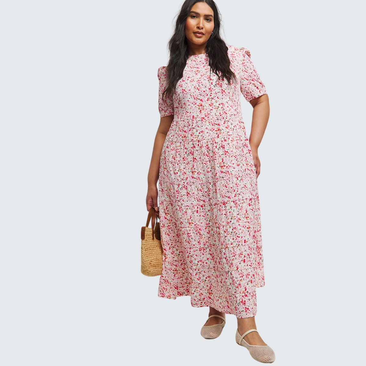 Joe Browns Amelia Tiered Maxi Dress, €90, Simply Be