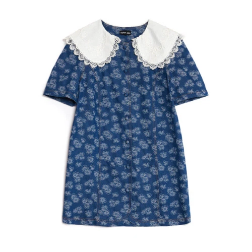Wildflower Denim Mini Dress, €92, Sister Jane