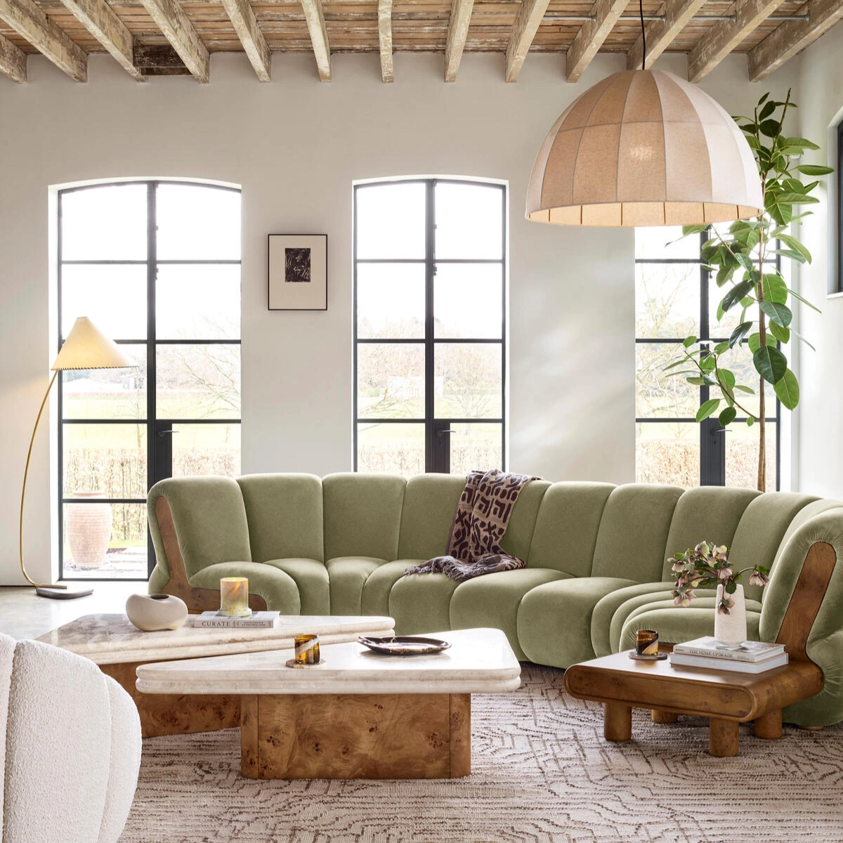 Soho Home Noelle Modular Curved Sofa, €9,556