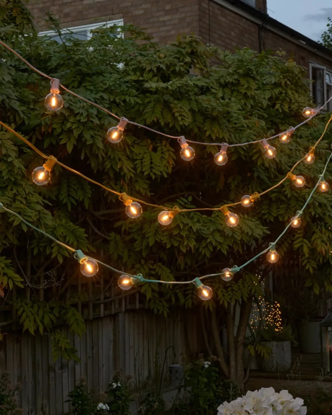 Festoon lights, €78, Oliver Bonas