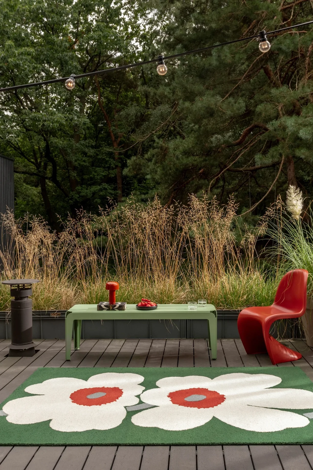 Marimekko Unikko 60th Anniversary outdoor rug, €335, Rugs.ie