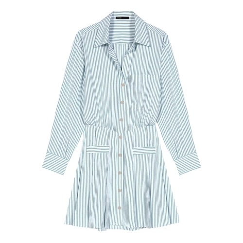 Maje Striped Dropped-Waist Shirt Dress, €165, Brown Thomas