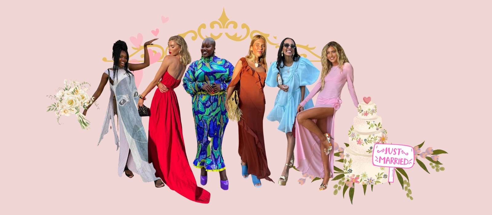 18 wedding guest dresses you can rent for under €200