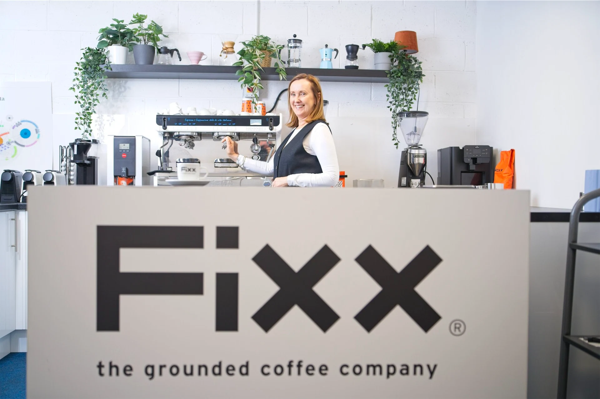 FiXX Coffee founder Anne Abberton