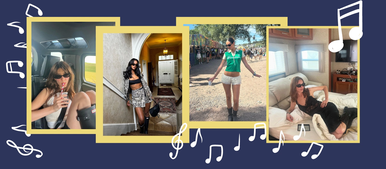 Glastonbury fashion looks to channel this festival season