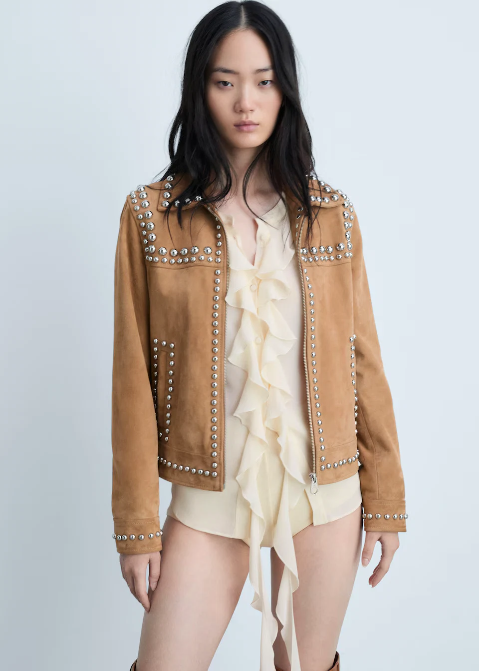 Mango Leather Jacket, €359.99