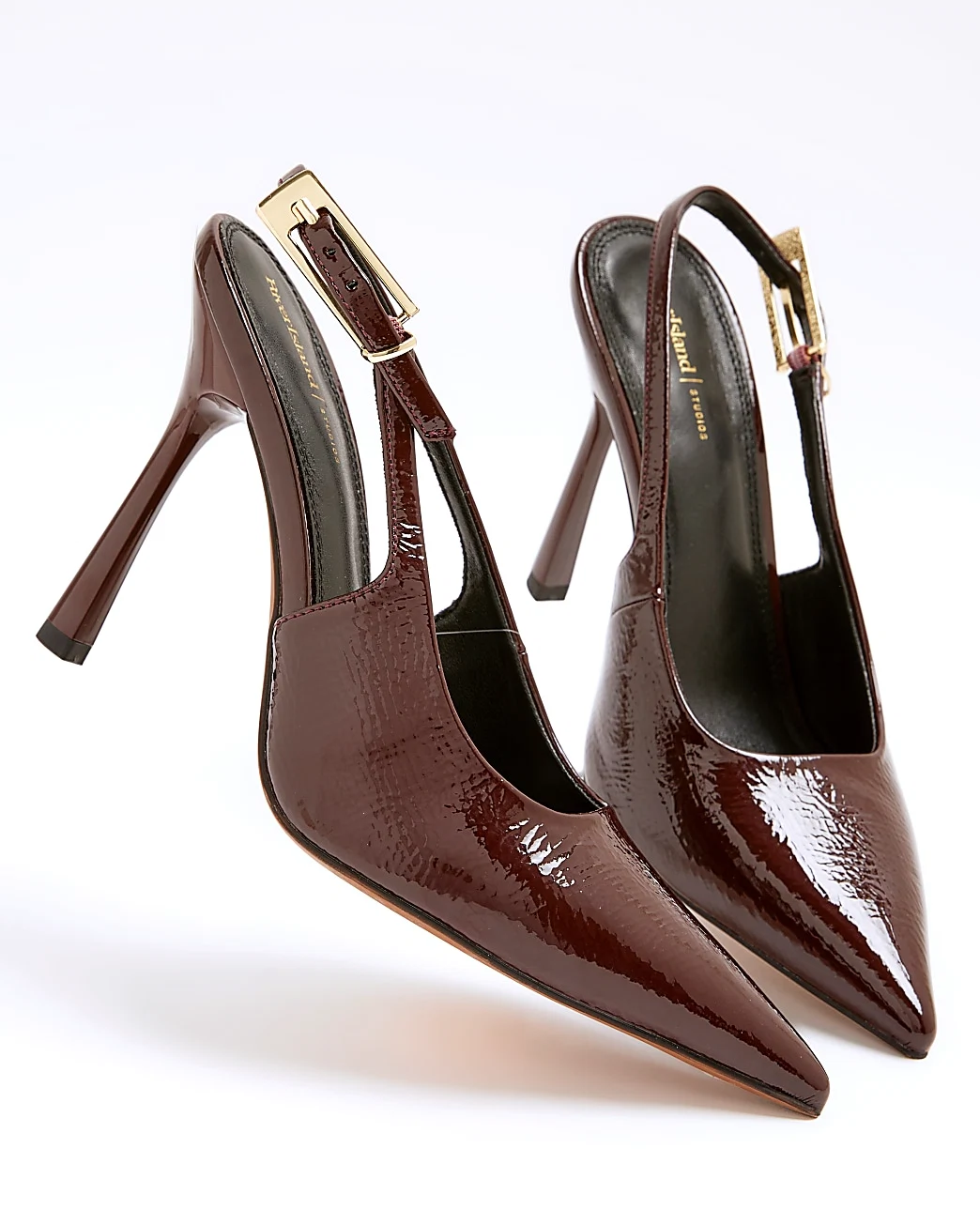 River Island Sling Back Heeled Court Shoes, €48