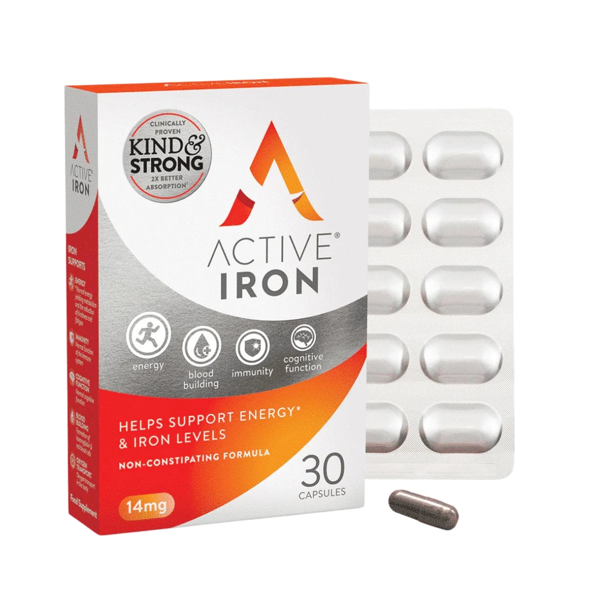 Active Iron Capsules, €19.95