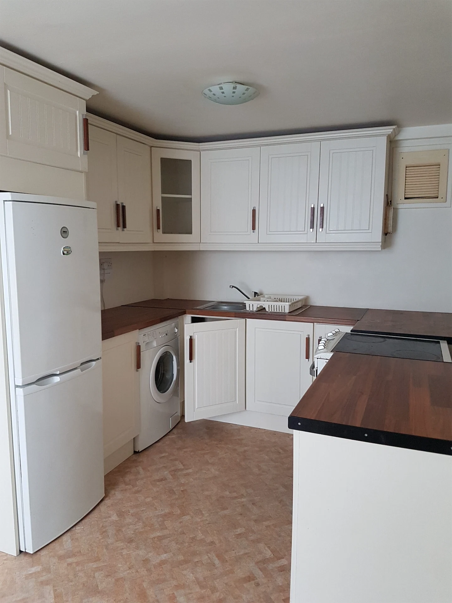 Before: The kitchen was small and dark