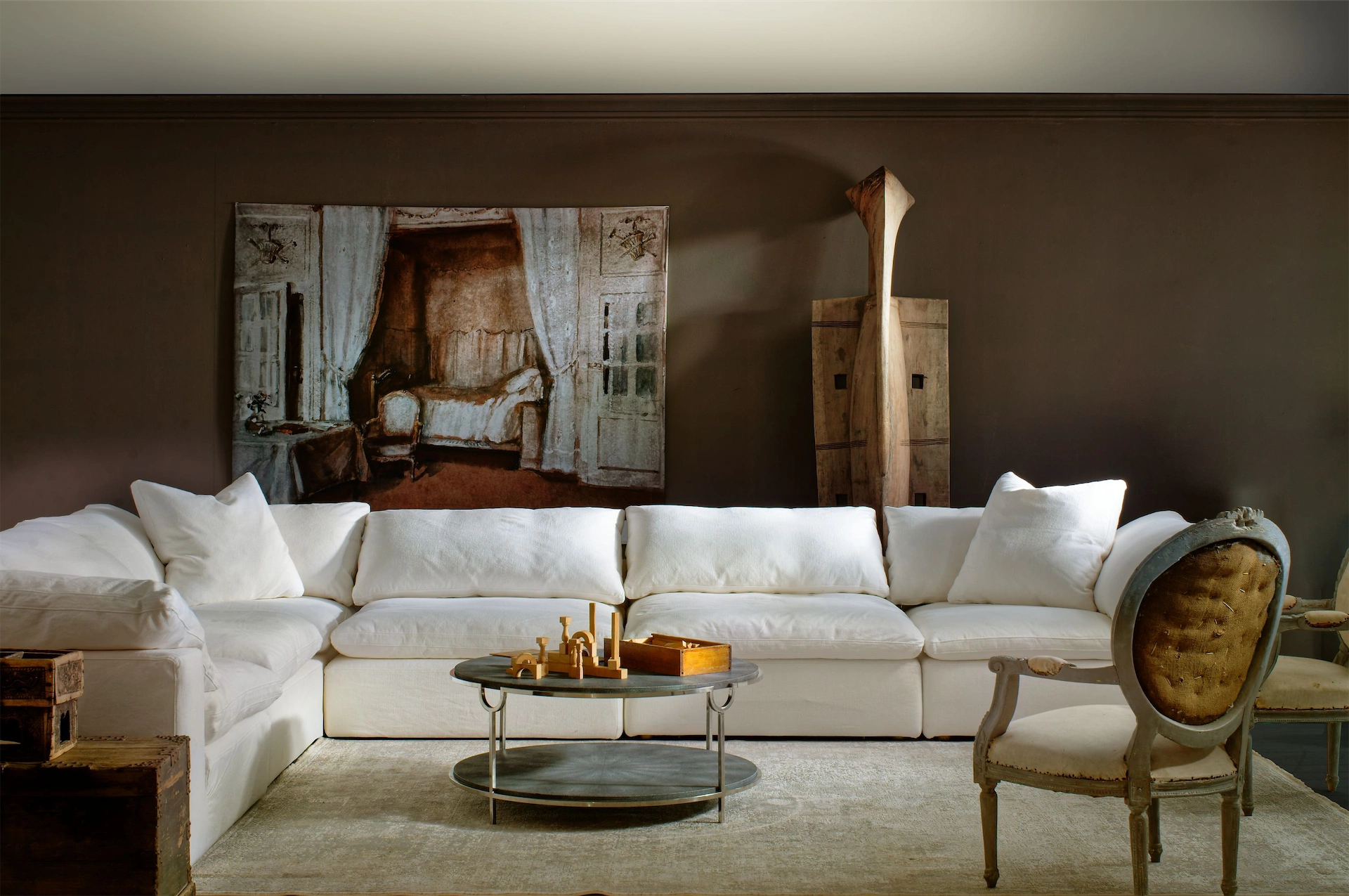 Andrew Martin Truman Junior White Sofa, €6,210