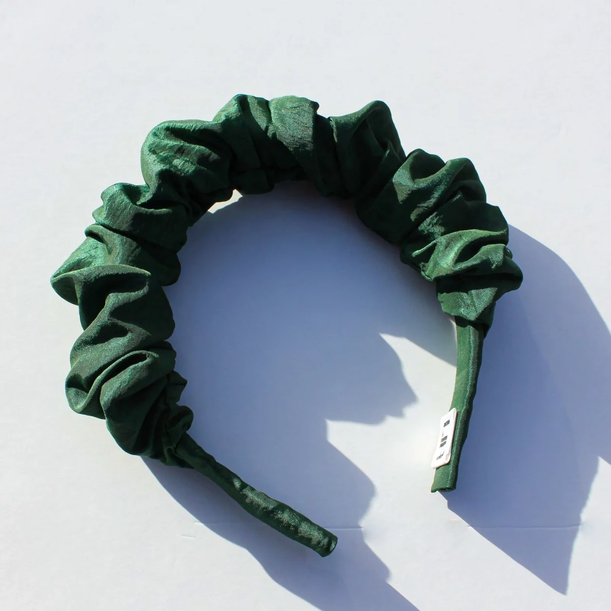 Lia Cowen Green Taffeta Hairband, €40