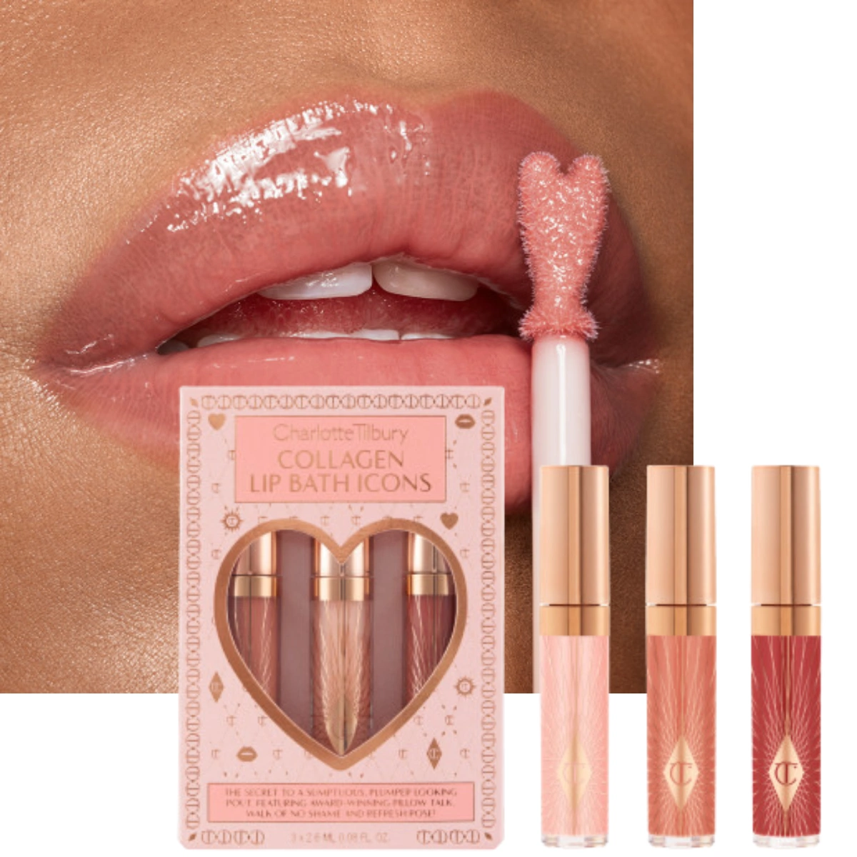 Charlotte Tilbury Collagen Lip Bath Icons Kit, €30