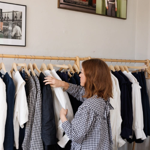 Jennifer in her natural habitat.