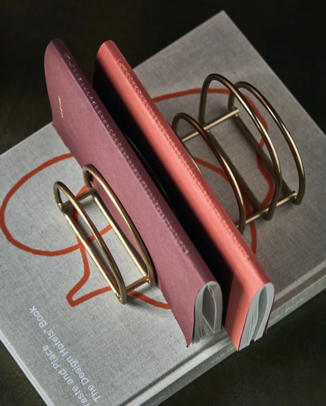 Golden Document organiser, €38, April and the Bear